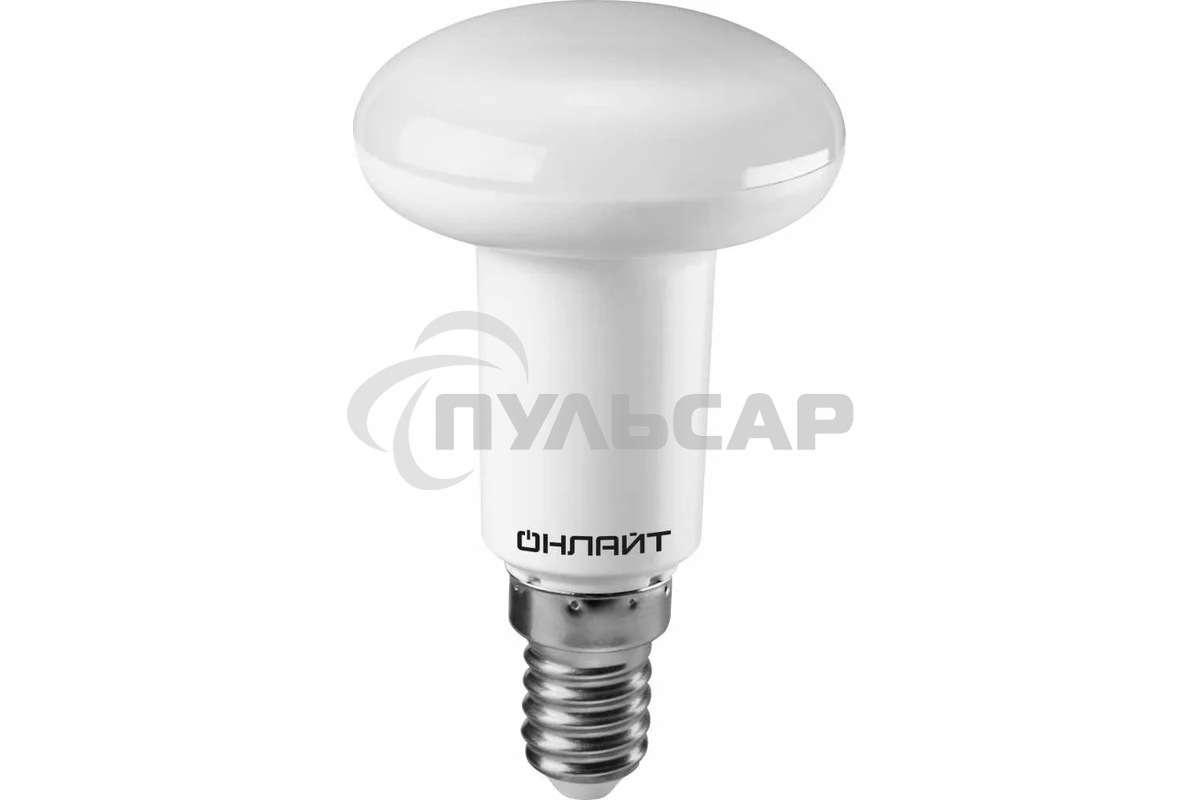 Лампа светодиодная ОНЛАЙТ OLL-R50-5-230-6.5K-E14 61142