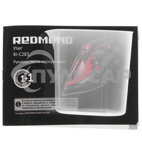 Утюг Redmond RI-C283 2400Вт красный/черный