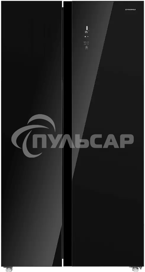 Холодильник Maunfeld MFF177NFB Slim Inverter черный двухкамерный 352/198л морозилка слева, No Frost, Side by Side
