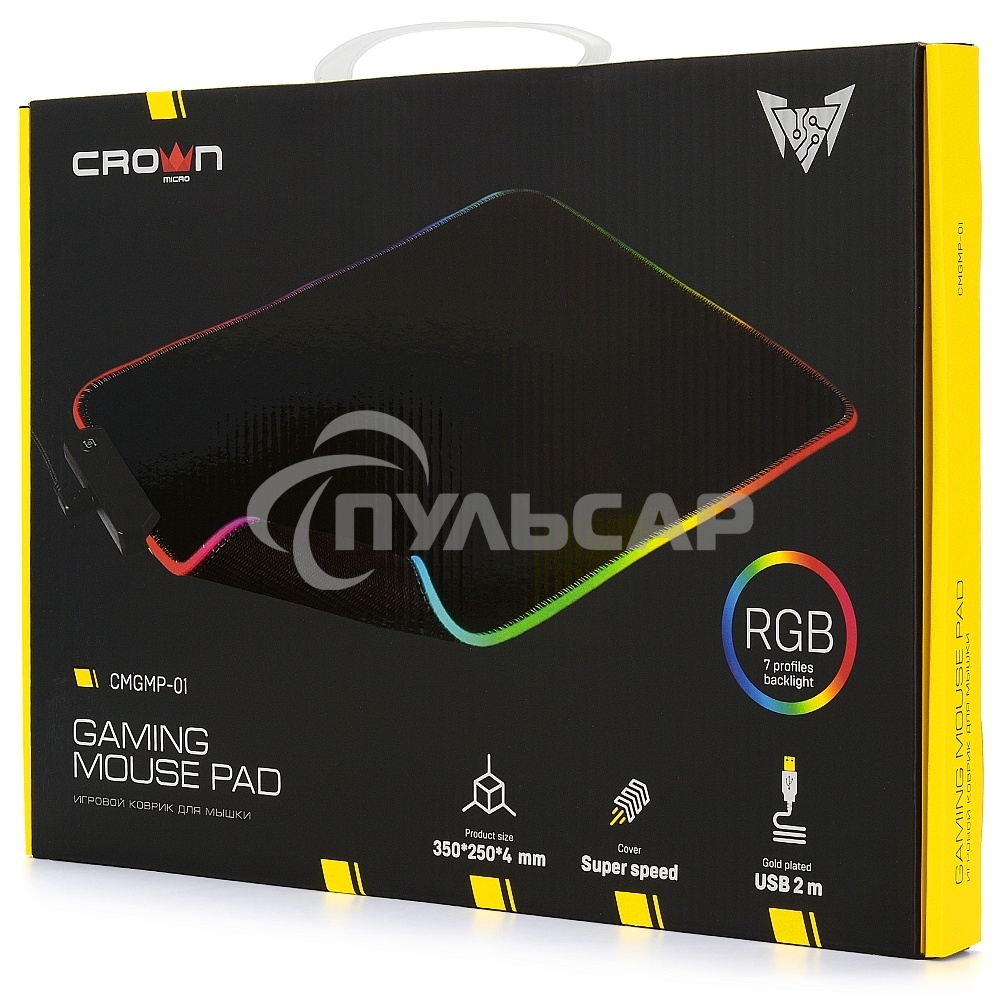 Коврик для мыши игровой CROWN CMGMP-01