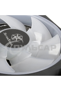 Кулер универсальный Silverstone SST-AR12-RGb Argon CPU Cooler 4 Direct Contact Heatpipe, 120мм PWM RGb Fan, RTL