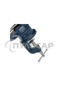 Тиски слесарные, настольные, поворотные, ширина рабочих губок 50 мм, наковальня Сибртех