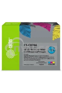 Картридж струйный Cactus CS-C8766 №135 многоцветный (18 мл) для HP DJ 5743/6543/6843/DJ 6213/7313/7413/6313/7213/7313/7413/K7103/PS 2573/2613/2713/8053/8153/8453/8753/D5063/Pro B8353
