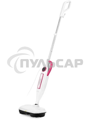 Швабра паровая Kitfort КТ-1096 белый/малиновый