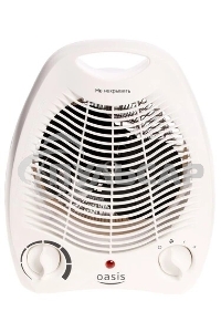 Тепловентилятор Oasis SB-20R белый, 2000 Вт, 20 м2