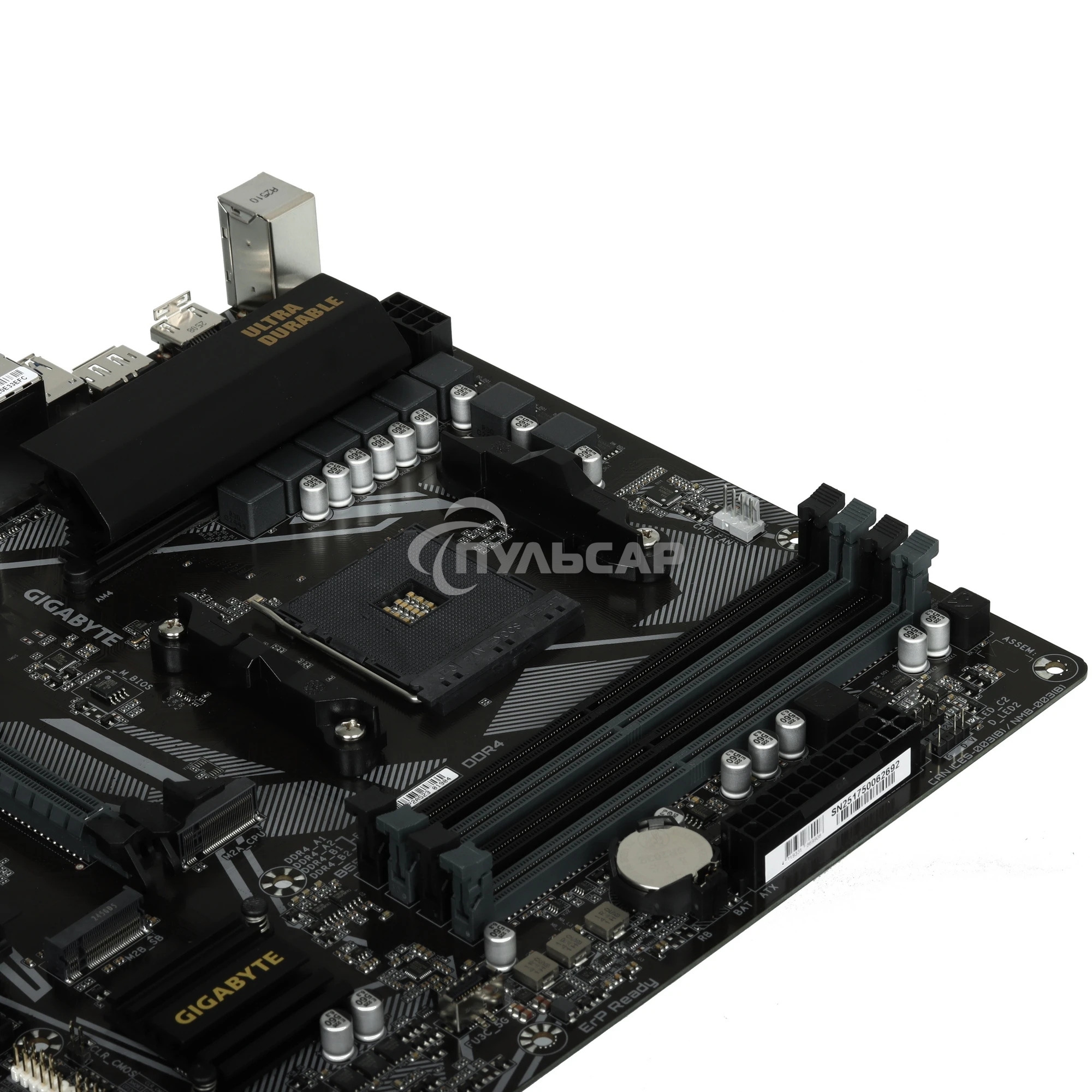 Материнская плата Gigabyte B550M DS3H AC R2, AM4, AMD B550, 4xDDR4, 4xSATA, 2xM.2, 1xPCIe 4.0 x16, 1xPCIe 3.0 x4, 1xPCIe 3.0 x1, 1xDP, 1xHDMI, 1x1Gb LAN, Wi-Fi, Bluetooth 5.0, 4xUSB-A 5Gbps, 2xUSB-A 2.0, 3x3.5 мм, 7.1, mATX