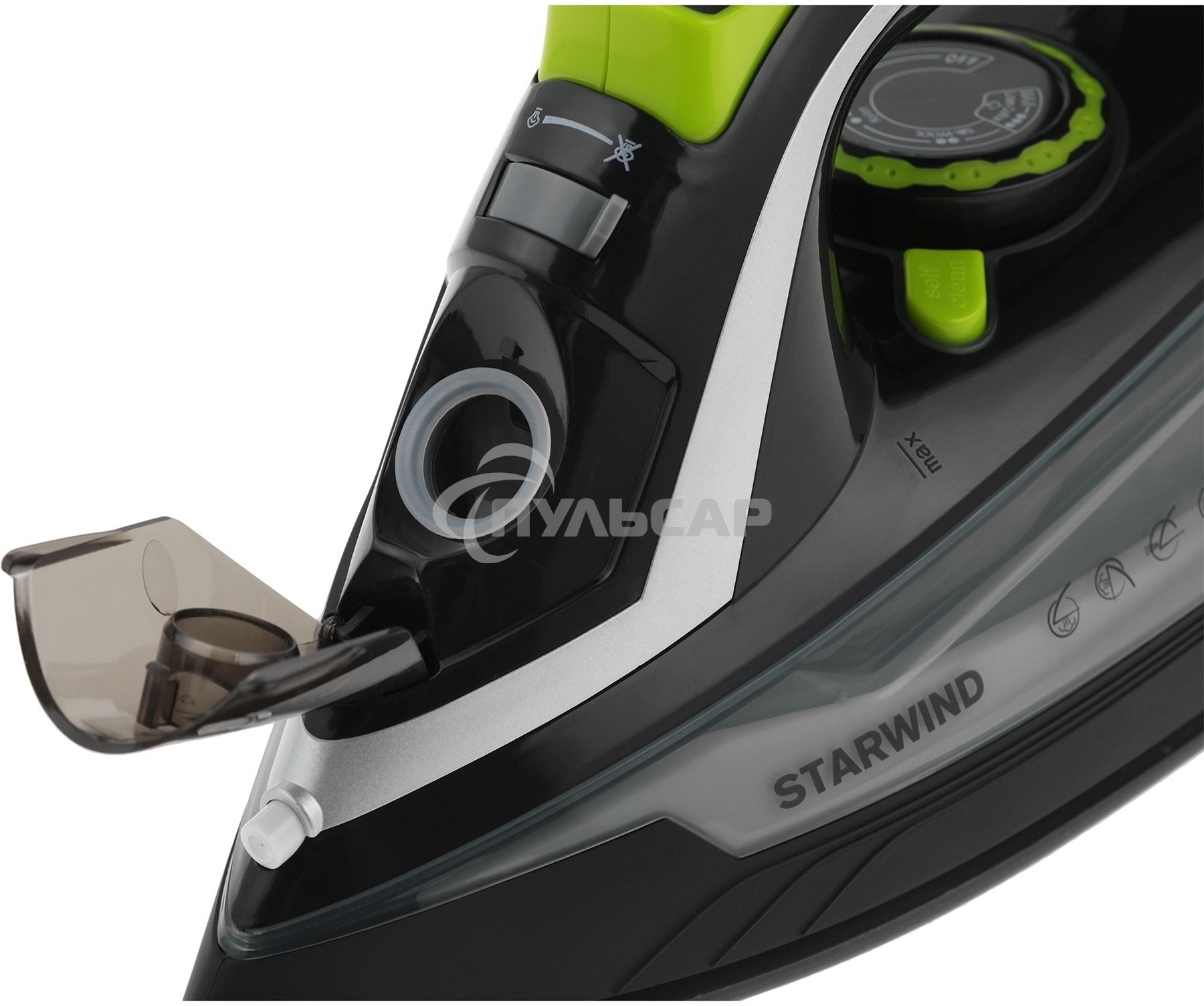 Утюг Starwind SIR2845 2800Вт черный/серебристый