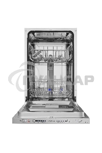 Встраиваемая посудомоечная машина HOMSAIR DW44L-2, серебристый, 44.8 см, 9 компл., 49 дБ, класс A++