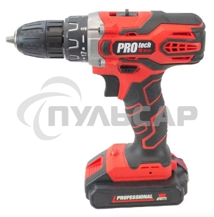 Дрель-шуруповерт Edon PROtech PRO-21L1, Аккумуляторная, 21В, 1 АКБ, Кейс