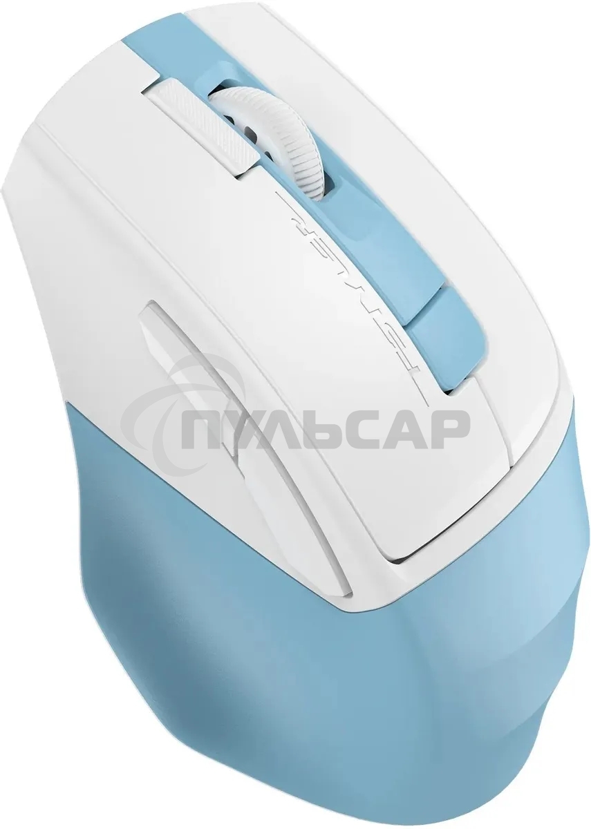 Мышь беспроводная A4Tech Fstyler FG45CS Air2 голубой/белый, 2000 dpi, радиоканал, USB, кнопки - 7