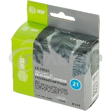 Картридж струйный Cactus CS-C9351 №21 черный (17 мл) для HP DJ 3920/3940/D1360/D1460/D1470/D1560/D2330/D2360/D2430/D2460/F370/F375/F380/F2180/F2187/F2224/F2280/F2290/F4140/F4172/F4180/F4190