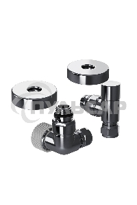 Набор термостатический трехосевой Royal Thermo Design Pro 15мм М30х1,5 (Хром)