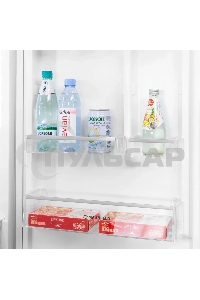 Холодильник Maunfeld MFF200NFWE белый, двухкамерный, 271/106 л, морозилка снизу, Total No Frost