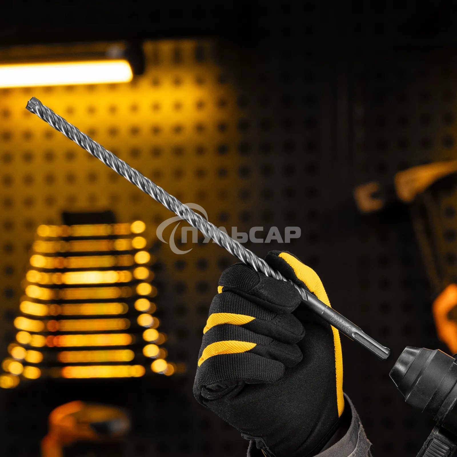 Бур по бетону Denzel цельная крестовая пластина, 10x315 мм, SDS PLUS