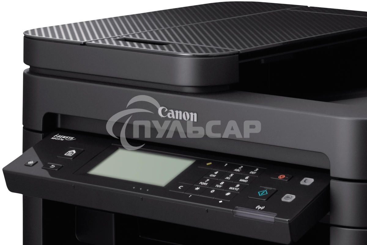 МФУ лазерное Canon i-Sensys MF237W (1418C105/1418C121/1418C122/1418C169/1418C161/1418C113/1418С030/1418C031), A4, ч/б, печ. до 23 стр/мин., 1200 x 1200 dpi (печать) 600x600dpi (скан.), USB, RJ-45, Wi-Fi