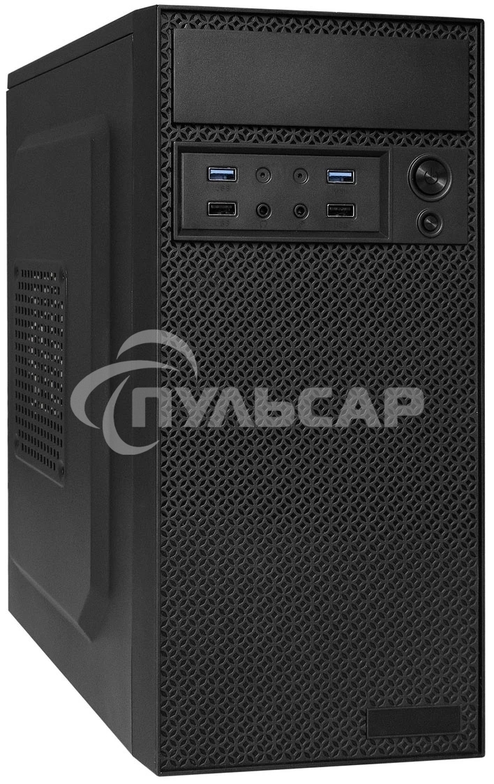 Компьютерный корпус Minitower ExeGate BAA-109U2-UN500 (mATX, БП UN500 с вент. 12см, 2*USB+2*USB 3.0, аудио, черный)