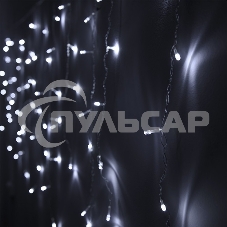 Гирлянда светод. Funray Бахрома IC-72W, 1.6*0.7м, 72 LED, хол.бел., IP20, прозрачный шнур 1,5м
