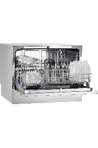 Посудомоечная машина Weissgauff TDW 4017 DS, серебристый/черный, 55 см, 6 компл., 49 дБ, класс A+