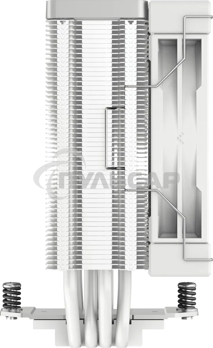 Кулер для процессора DEEPCOOL AK400 WH белый, 120 мм, алюминий/медь, 1850 об/мин, 29 дБ, 4 pin, 220 Вт, 155 мм