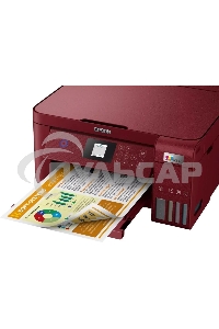 МФУ струйное Epson EcoTank L4267 (C11CJ63512) красный, A4, ч/б печ. 10.5 стр/мин., цв. печ. 5 стр/мин., 5760x1440 DPI, USB, Wi-Fi