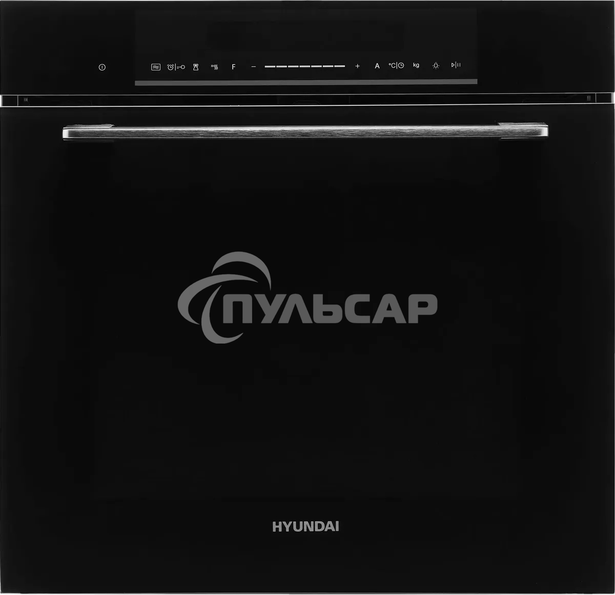 Духовой шкаф электрический Hyundai HMEO 6780 BG черное стекло/серебристый