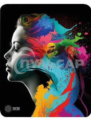 Коврик для мыши Cactus Color paint 300x250x3мм (CS-MPC-D08M)