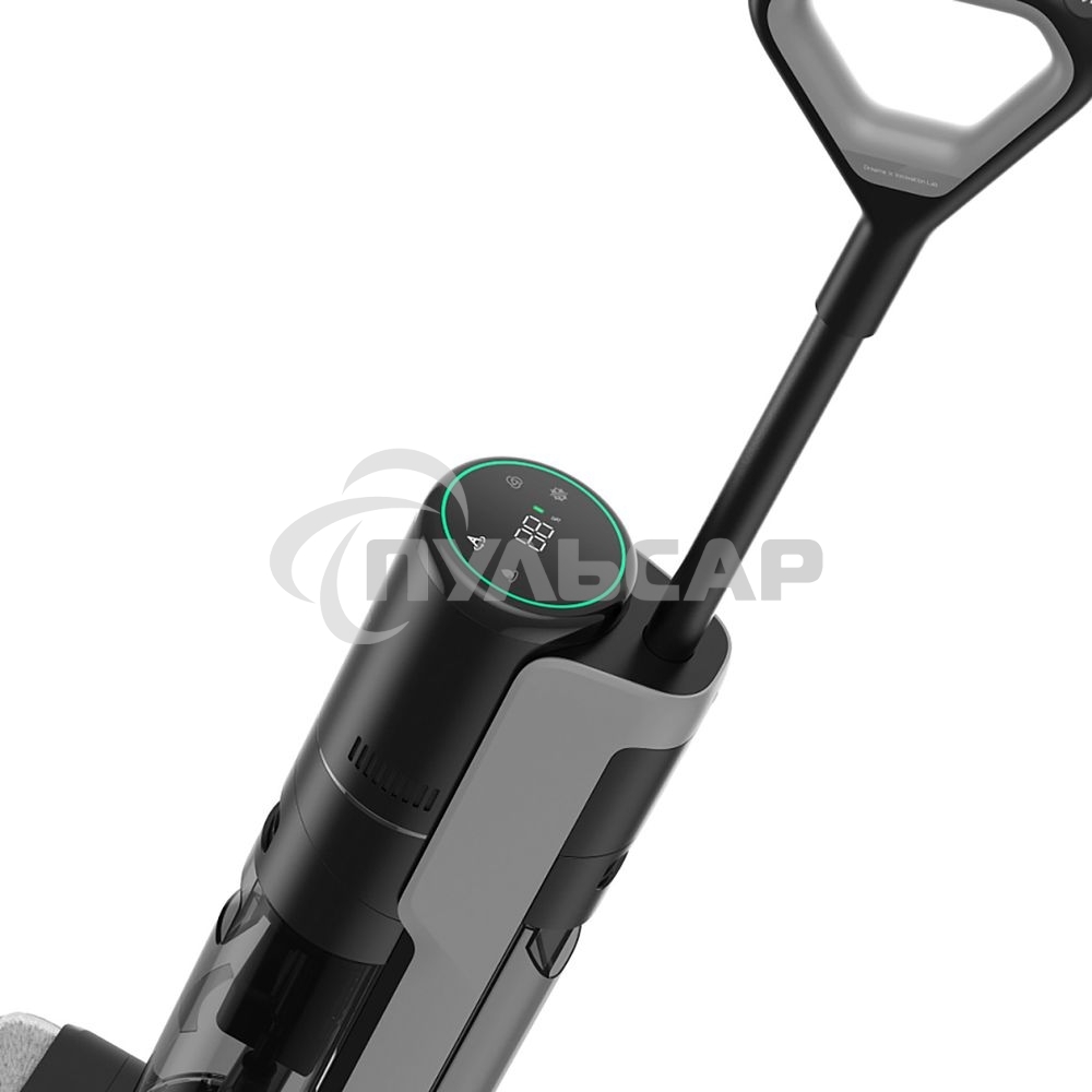 Моющий пылесос вертикальный Dreame H13 Pro, черный/черный, питание от аккумулятора, 250 Вт, уборка влажная и сухая, пылесборник контейнер 0.7 л, работа от АКБ max 40 мин