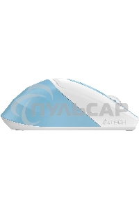 Мышь беспроводная A4Tech Fstyler FG45CS Air2 голубой/белый, 2000 dpi, радиоканал, USB, кнопки - 7