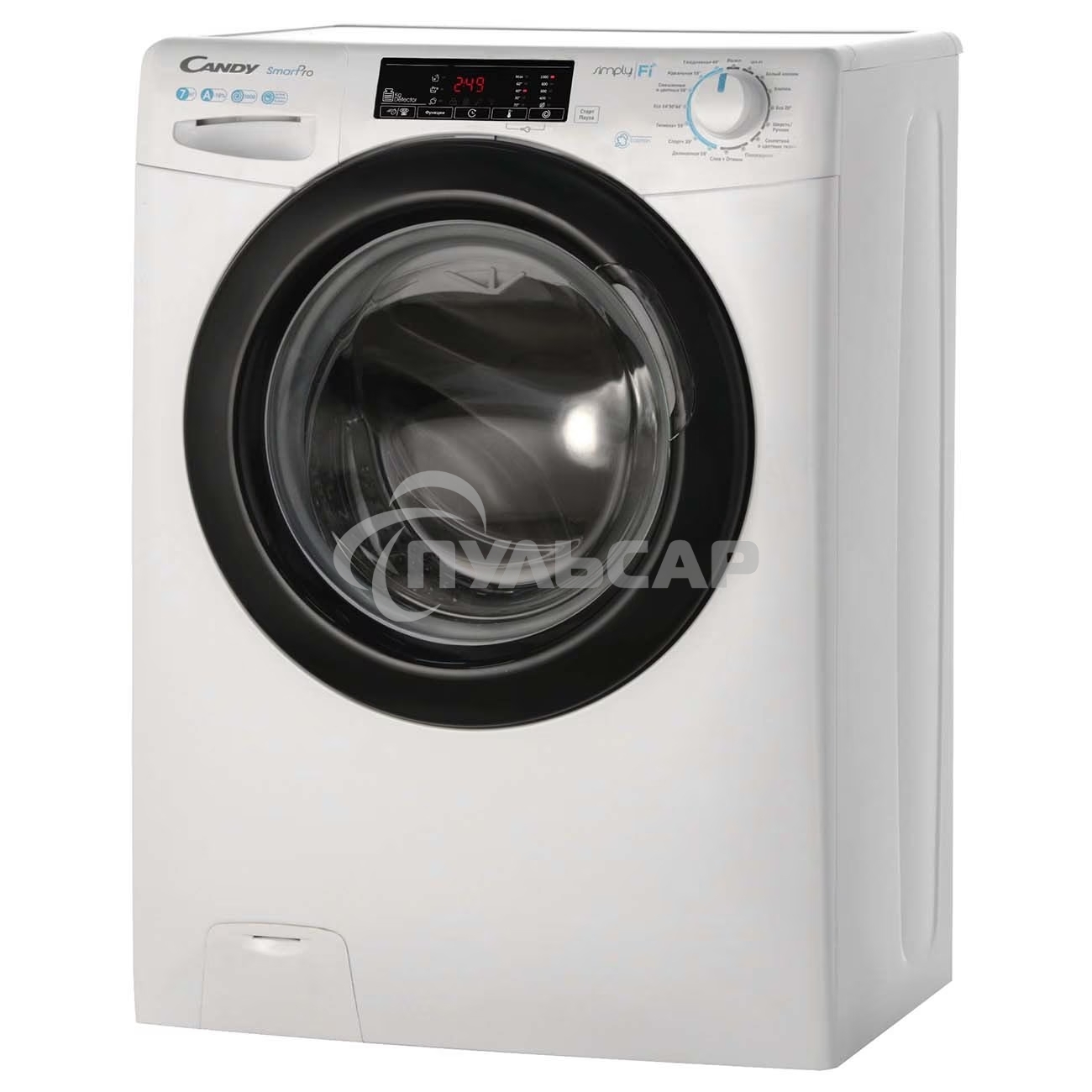 Стиральная машина Candy Smart Pro CSO4 107TB1/2-07 белый, загрузка фронтальная 7 кг, 1000 об/мин., класс: А