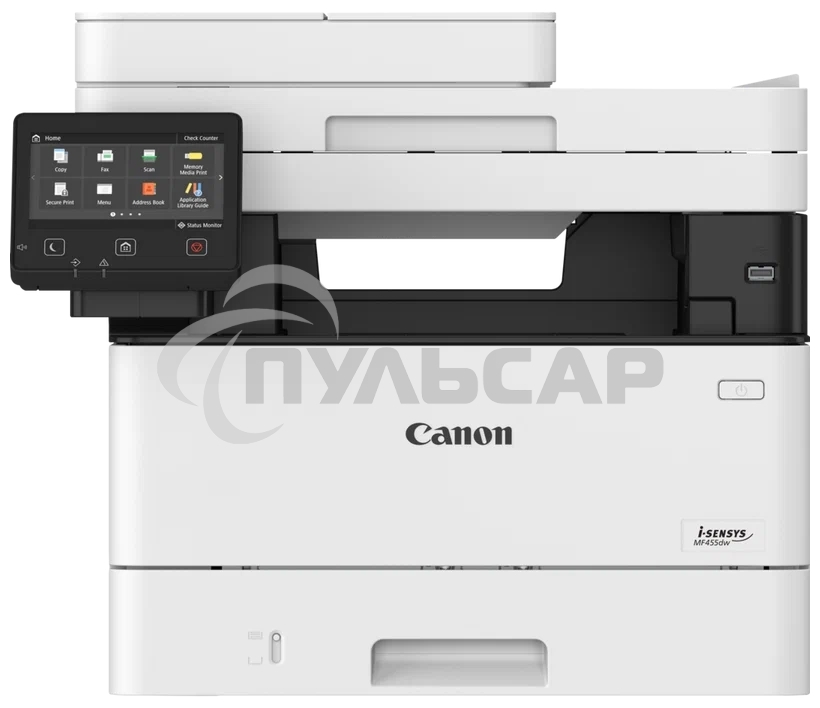 МФУ лазерное Canon i-SENSYS MF455dw (5161C006/5161C016), A4, ч/б, печ. 38 стр/мин., скан. до 38 стр/мин., 1200 x 1200 dpi (принтер) 600x600dpi (сканер), USB, RJ-45, Wi-Fi