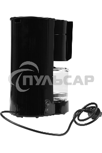 Кофеварка капельная Moulinex FG121811 черный, молотый, 1.1 л, 800 Вт.