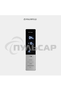 Холодильник Maunfeld MFF200NFWE белый, двухкамерный, 271/106 л, морозилка снизу, Total No Frost