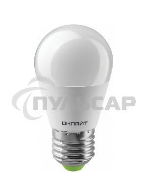 Лампа светодиодная ОНЛАЙТ 61969 OLL-G45-10-230-4K-E27