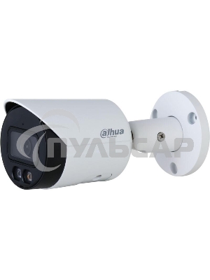 Уличная цилиндрическая IP-видеокамера DAHUA DH-IPC-HFW2249SP-S-LED-0280B Full-color с ИИ 2Мп, 1/2.8” CMOS, объектив 2.8мм, видеоаналитика, LED до 30м, IP67, корпус: металл