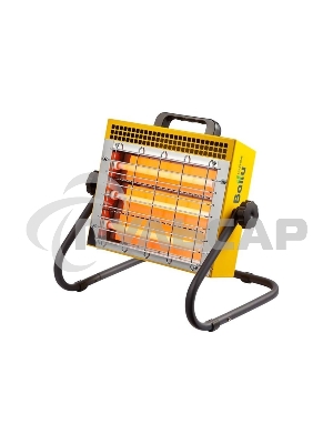 Обогреватель инфракрасный Ballu BIH-LM-1.5-R желтый, кварцевый, 1500 Вт, 25 м2