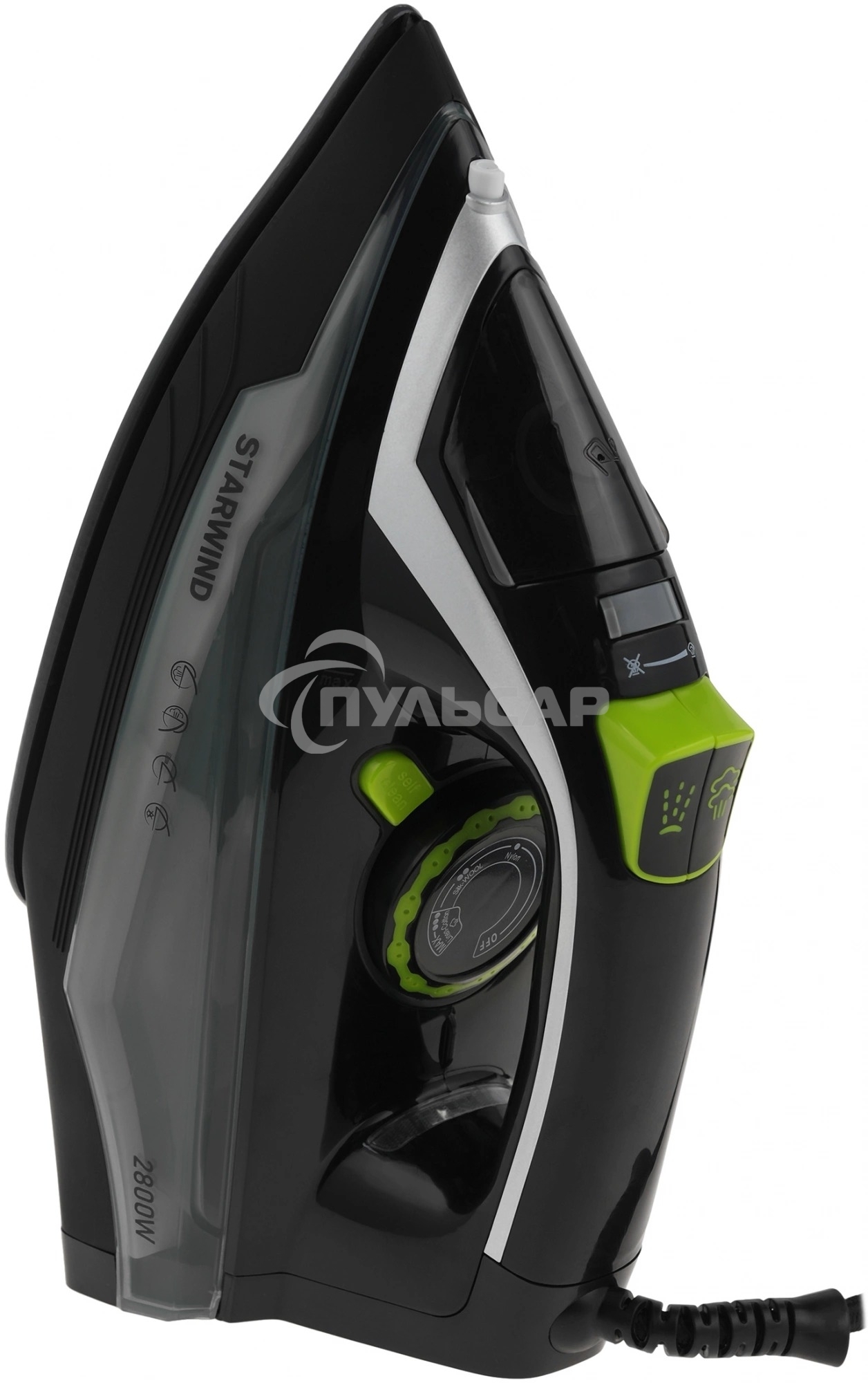 Утюг Starwind SIR2845 2800Вт черный/серебристый