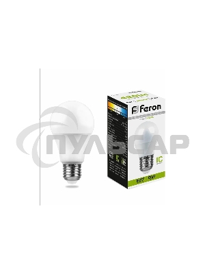 Лампа светодиодная Feron LB-38 5W 230V E27 4000K G45