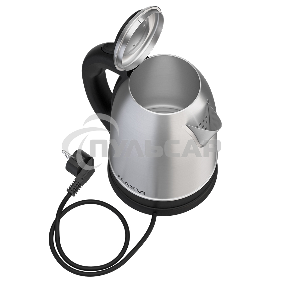 Чайник электрический Maxvi KE2021S silver-black