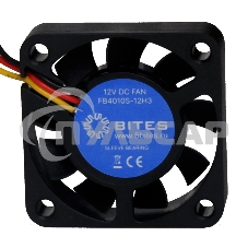 Вентилятор для корпуса 5bites FB4010S-12H3 черный, 40 x 40 мм, 6000 об/мин, 23 дБ, 3 pin