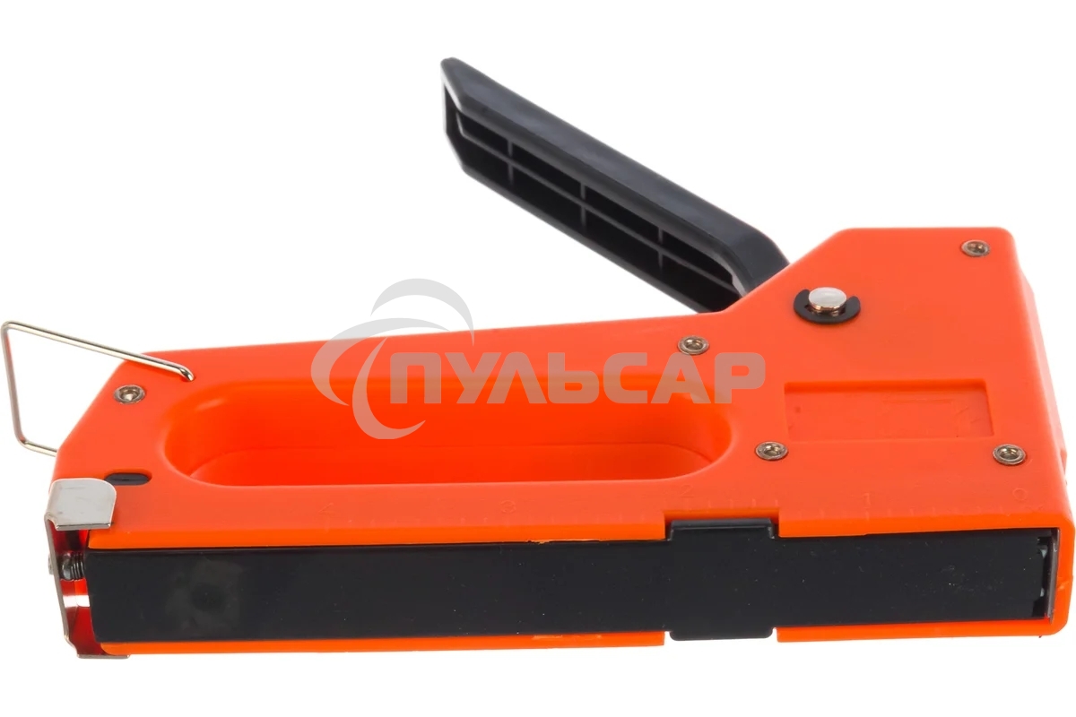 Степлер мебельный пластиковый, со скобами 100 шт, тип скобы 53, 4-8 мм Sparta