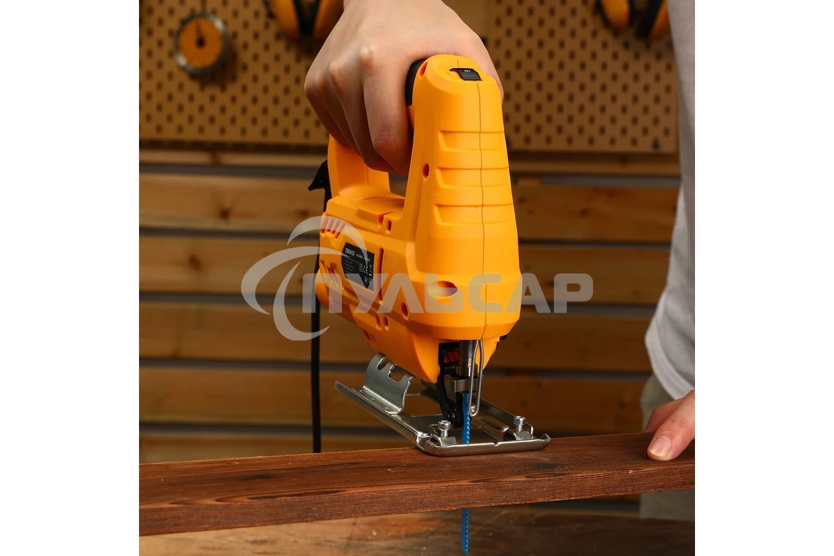 Лобзик Deko DKJS850 850Вт 3000ходов/мин от электросети (кейс в комплекте)