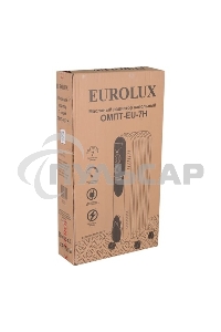 Обогреватель масляный EUROLUX ОМПТ-EU-7Н (7 секций) белый, 1500 Вт, 20 м2, термостат 67/3/18