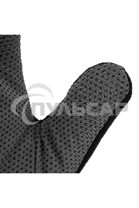 Перчатки универсальные Denzel 68097 двойные, ПВХ нанесение, размер 10