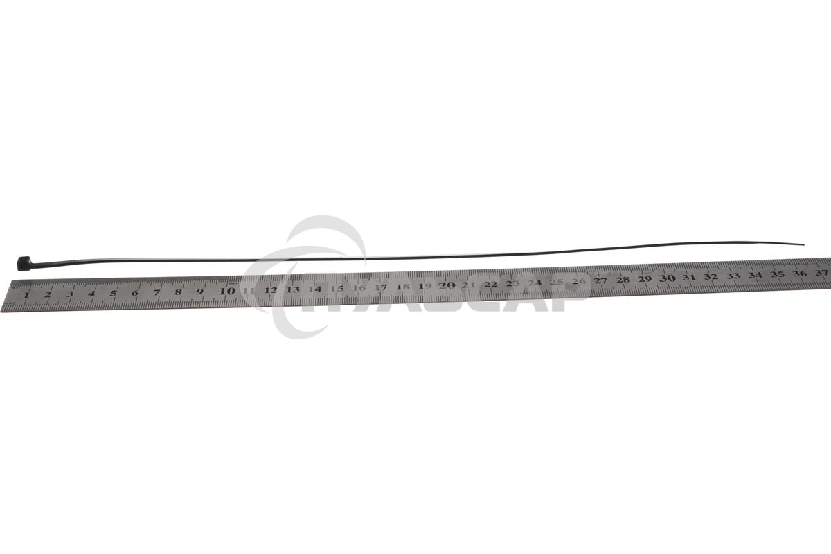 Нейлоновые стяжки FORTISFLEX КСС 4х370 черный 100 штук 49414