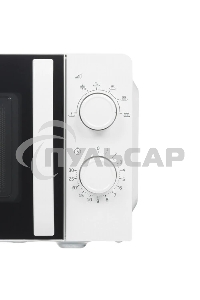 Микроволновая печь Beko SOLO MOC20100W1 белый, 20 л, 700 Вт, переключатели - поворотный механизм