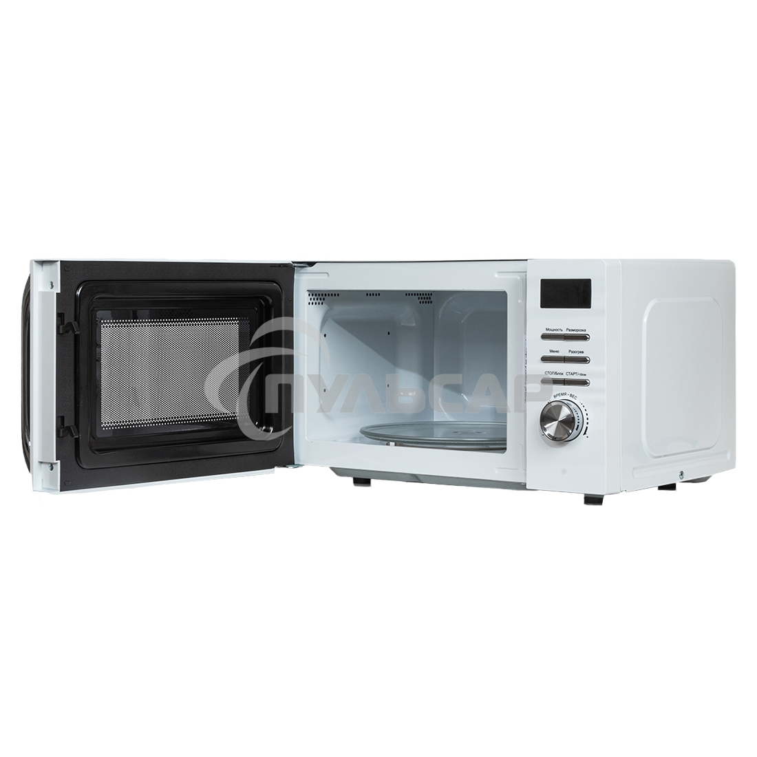 Микроволновая печь JVC JK-MW260D белый, 20 л, 700 Вт, переключатели - кнопки/поворотный механизм