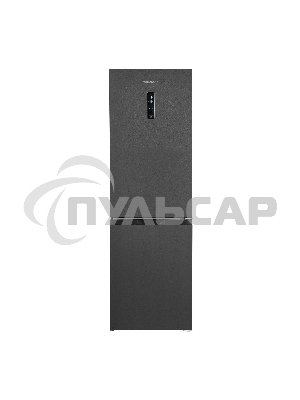 Холодильник Willmark RFN-557DIGT графитовый двухкамерный 266/102л морозилка снизу, No Frost