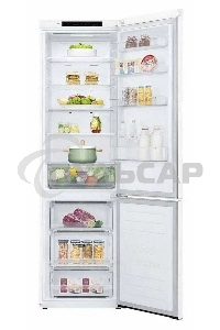 Холодильник LG GC-B509SQCL белый двухкамерный инвертер 292/127л морозилка снизу, No Frost