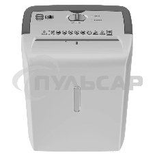 Шредер Cactus CS-SH-C5 белый (секр.P-4) фрагменты 10лист. 21лтр. скрепки скобы пл.карты