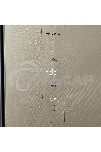 Холодильник Бирюса SBS 541 TGG текстурированное бежевое стекло двухкамерный 343/198 л морозилка слева, NoFrost, Side-by-side